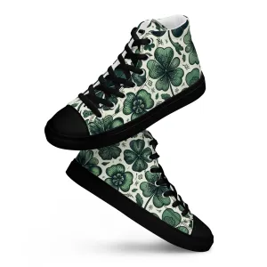 4 cloves Mens high top canvas shoes