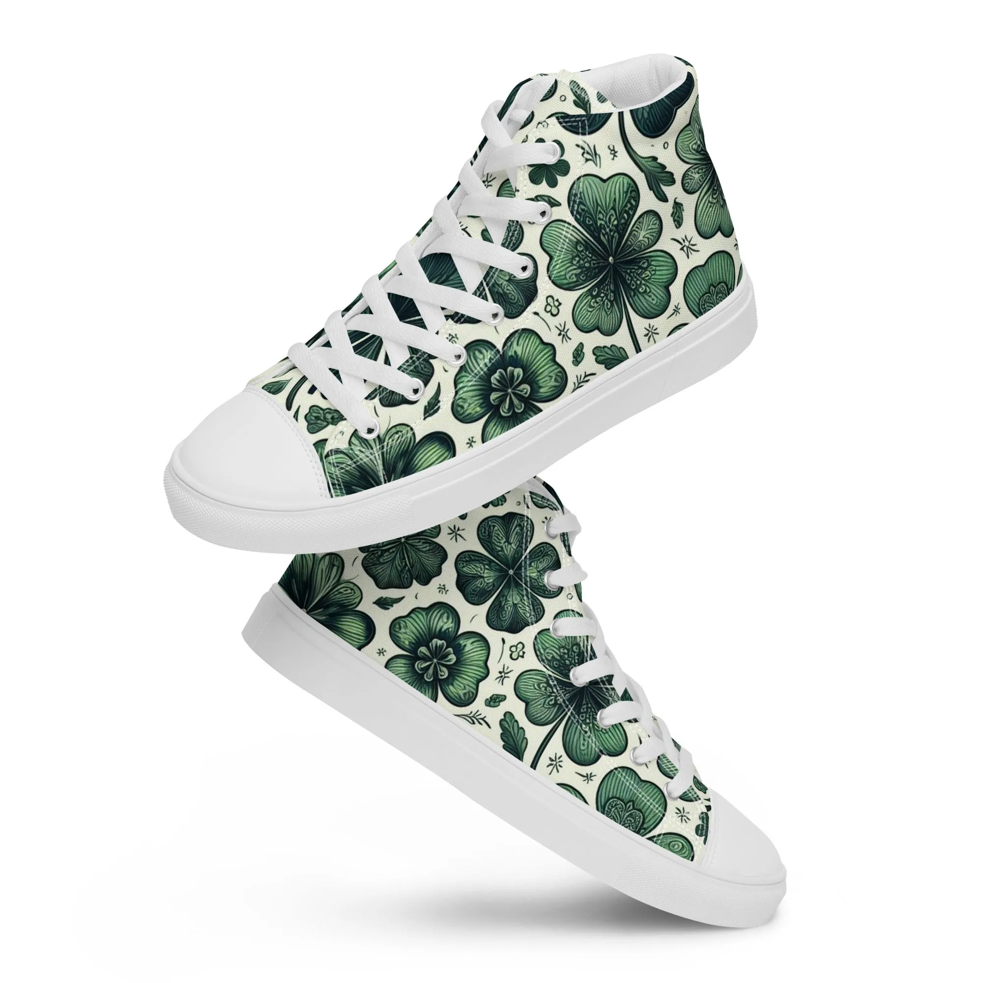 4 cloves Mens high top canvas shoes