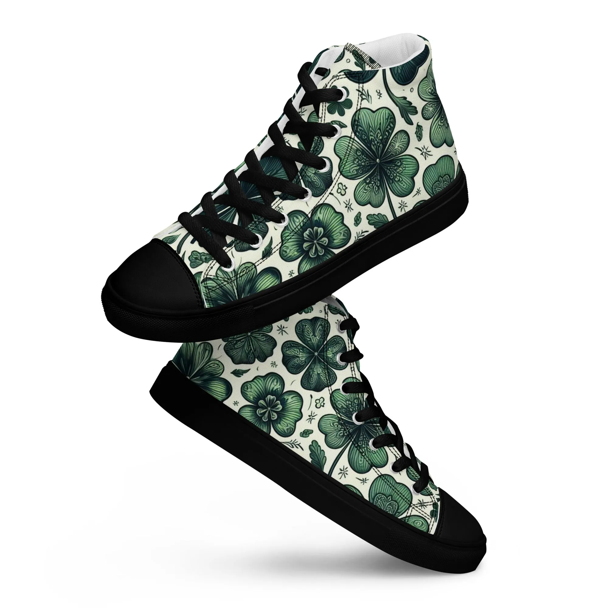 4 cloves Mens high top canvas shoes