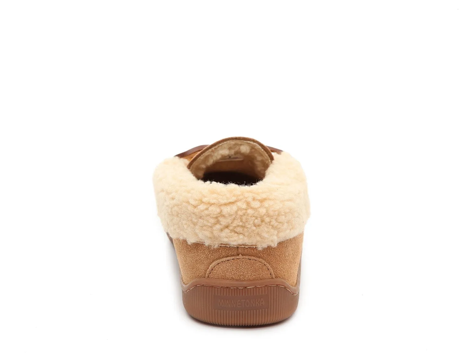 Allen Minnetonka moccasins, light brown