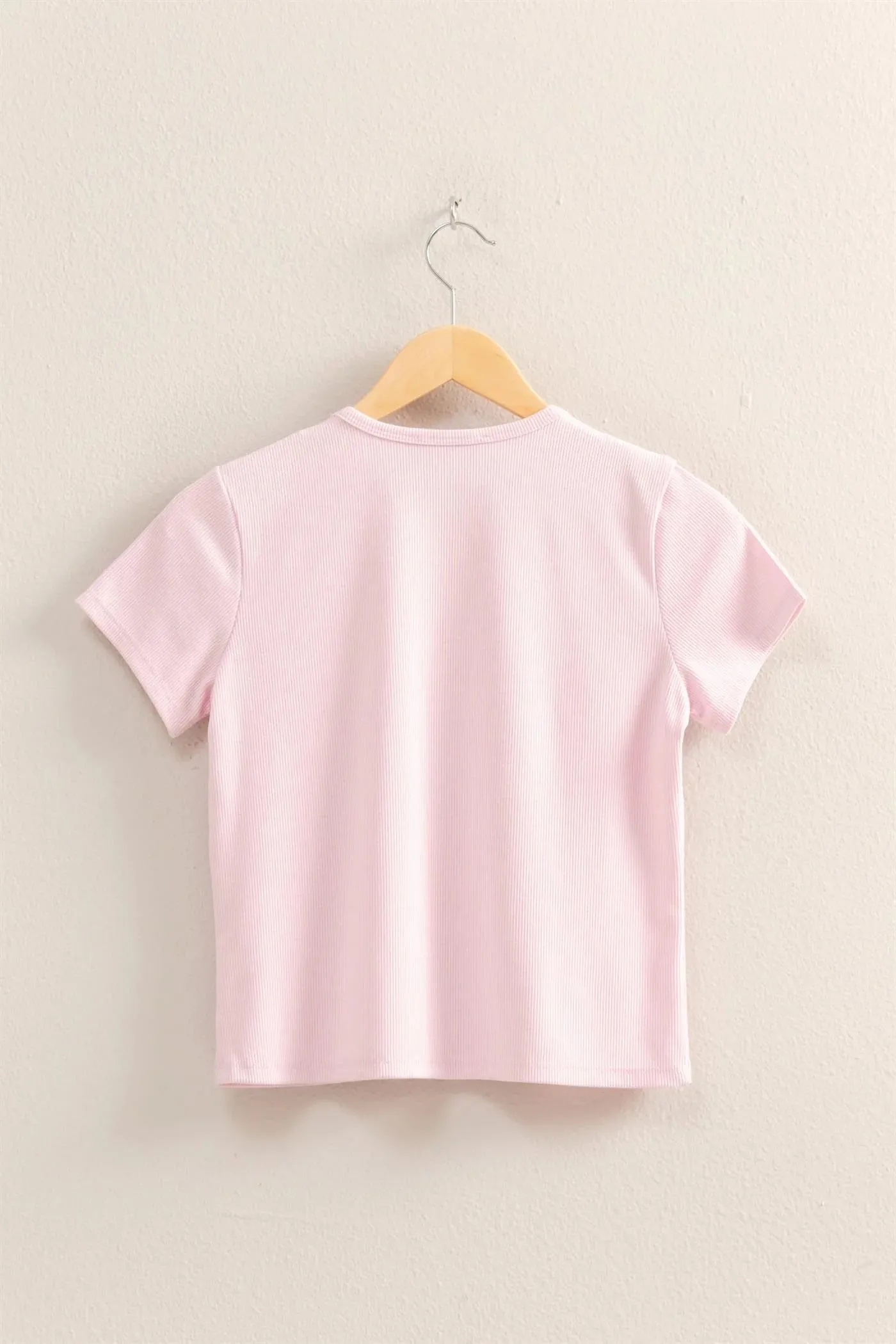 Basic Everyday Baby Tee - Baby Pink