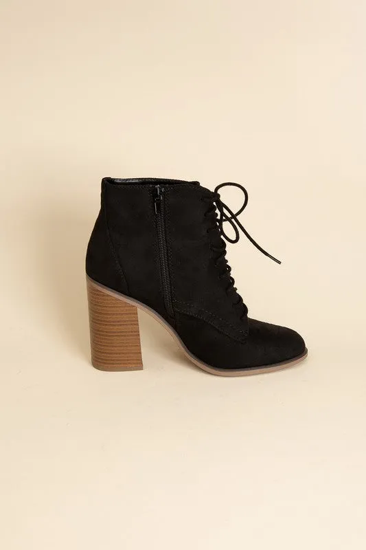 Block Heel Kidman Lace Up Boots