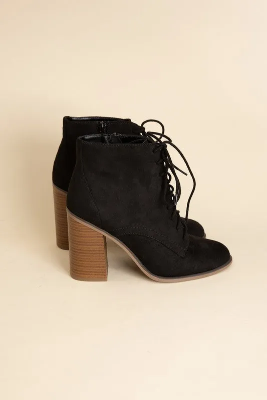 Block Heel Kidman Lace Up Boots