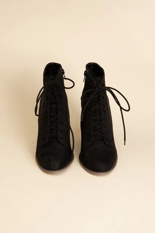 Block Heel Kidman Lace Up Boots