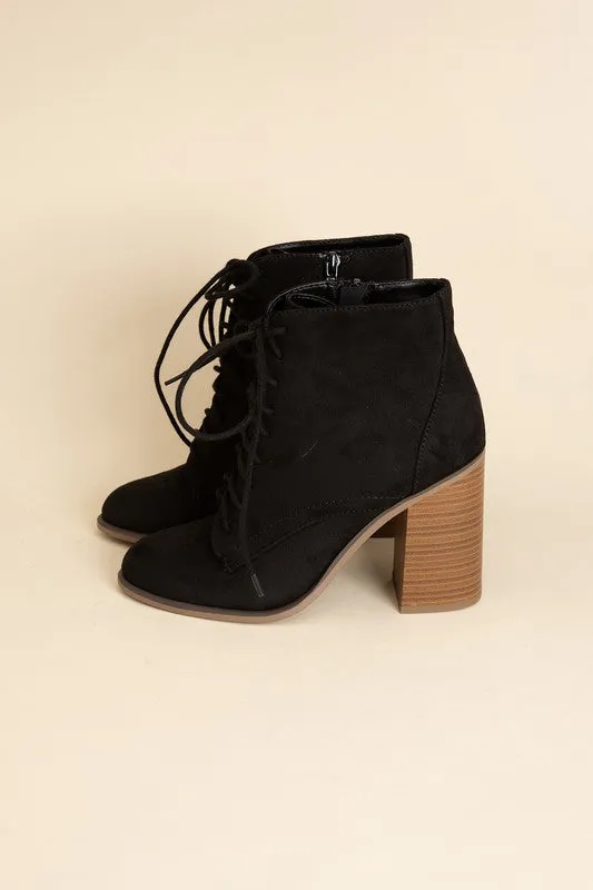 Block Heel Kidman Lace Up Boots