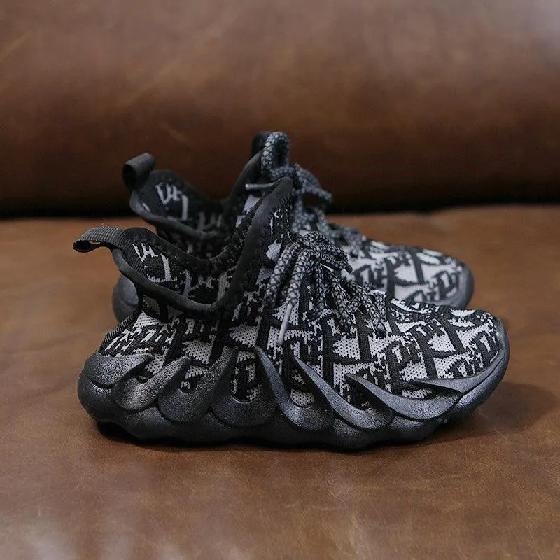Breathable Mesh Girls' Sports Shoes Baby Soft Sole Trendy Shoes