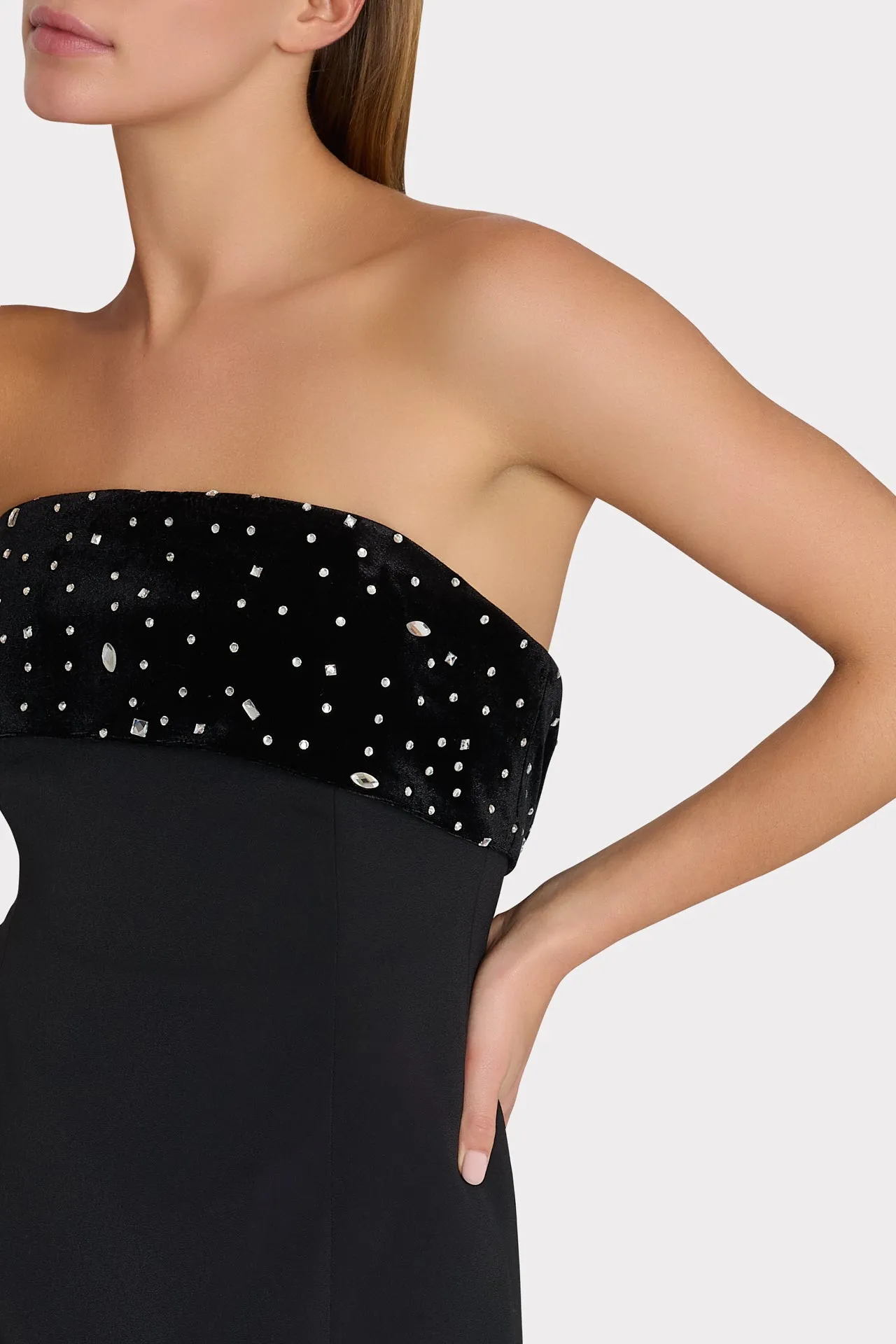 Indy Crystal Embellished Mini Dress