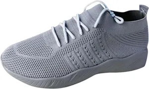 Ladmiple Running Shoes Womens Slip On Non Slip Casual Fashion Comfortable Gym Athletic Tennis Walking Workout Sneakers