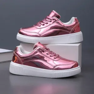 Laura - Gloss Mirror Sneakers