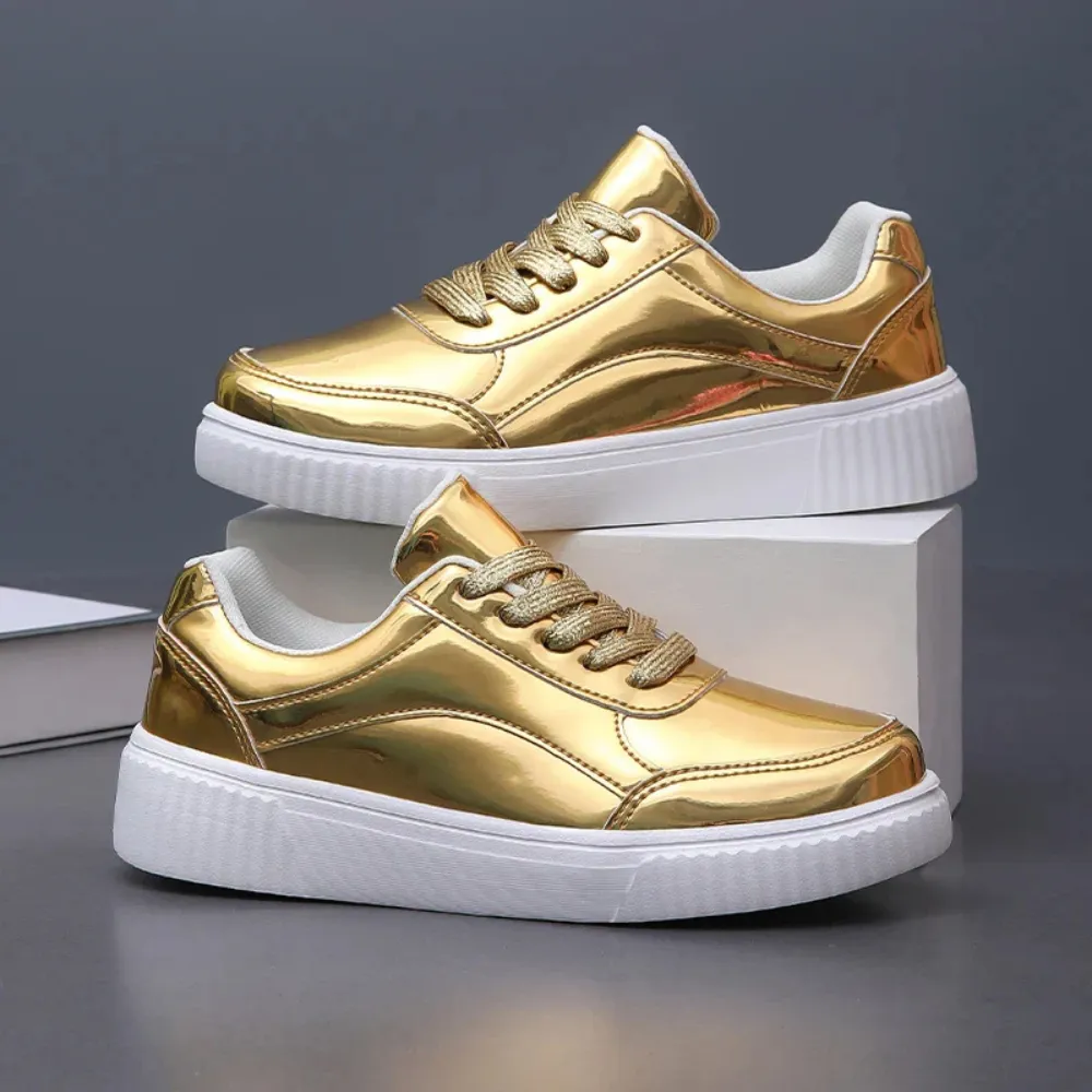 Laura - Gloss Mirror Sneakers
