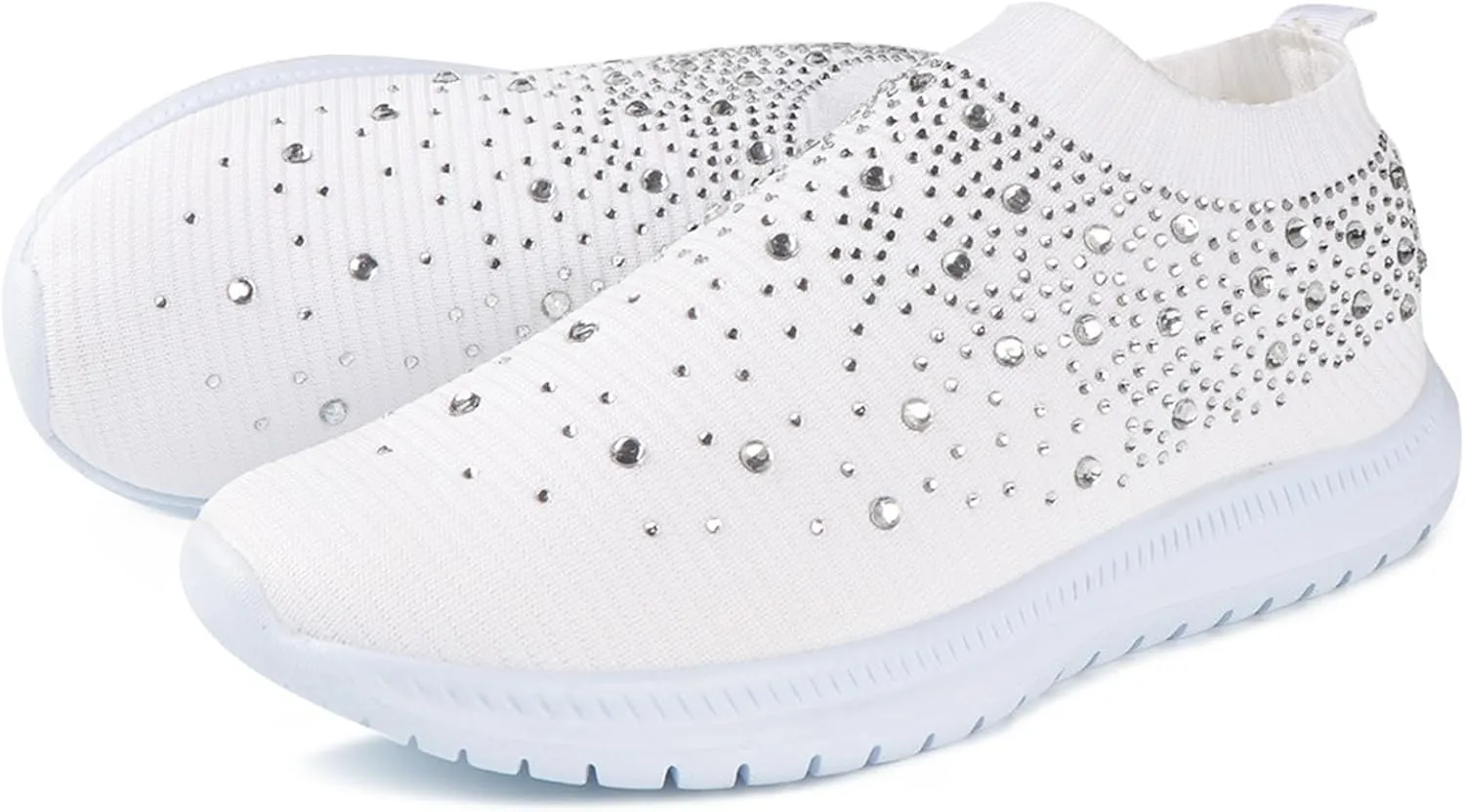 Lausiuoe Slip On Sneakers Women Wide Width Walking Tennis Shoes Lightweight Soft Breathable Road Fall Running Shoes 2022