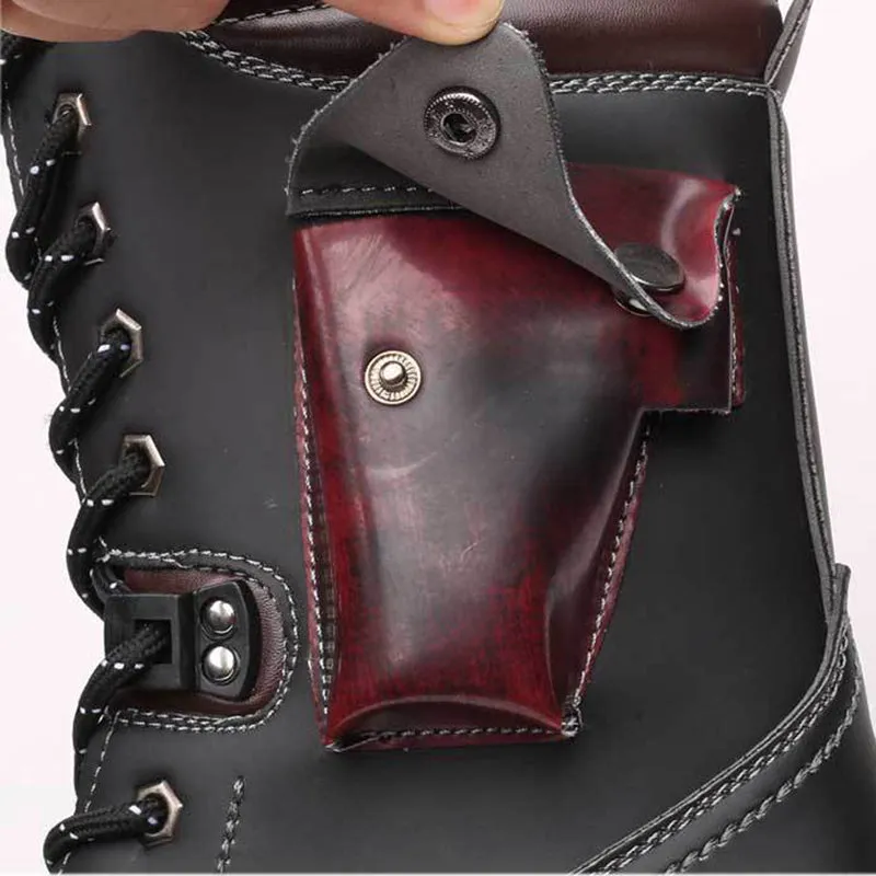 Men's Lace Up High Boots