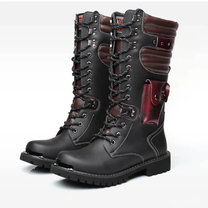 Men's Lace Up High Boots