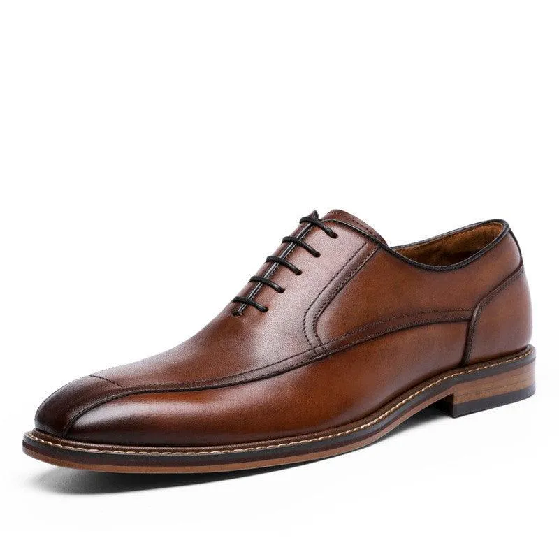 Men's Top Layer Leather Retro Trendy Shoes