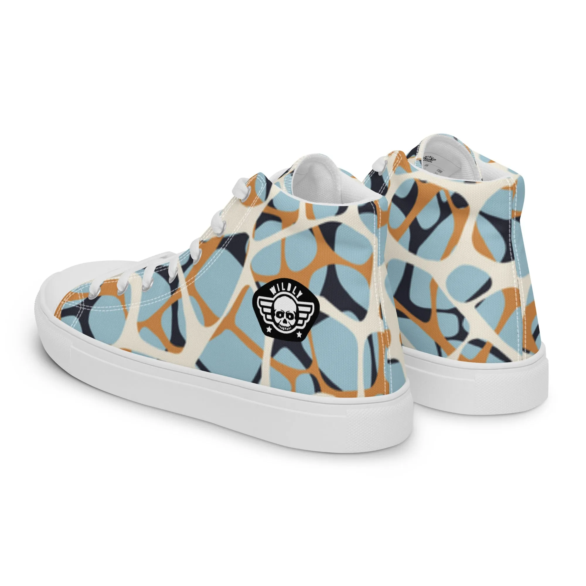 Moda Web Mens high top canvas shoes