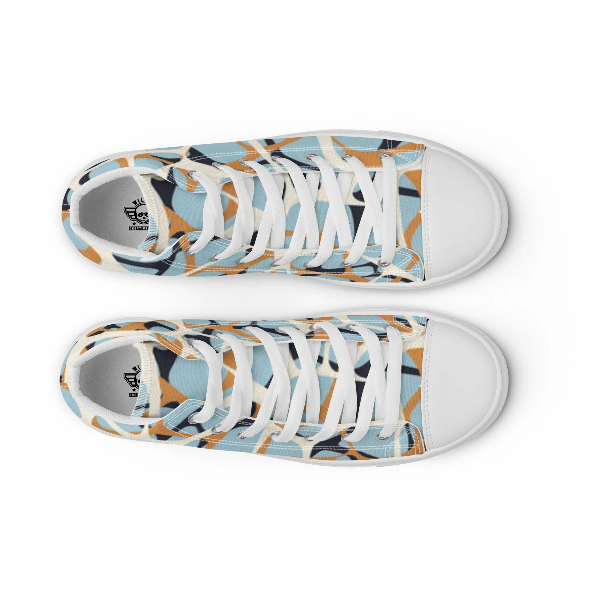 Moda Web Mens high top canvas shoes