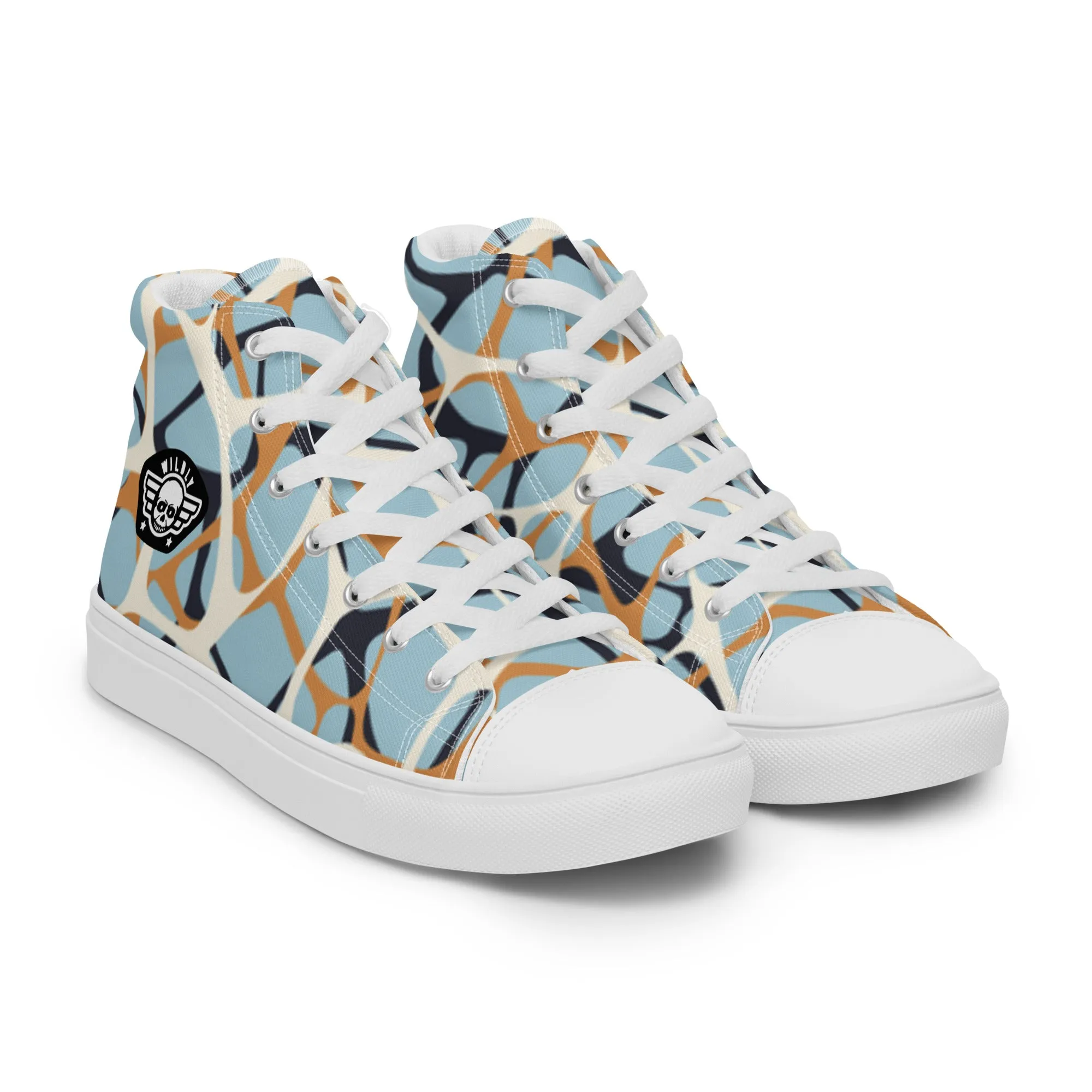 Moda Web Mens high top canvas shoes