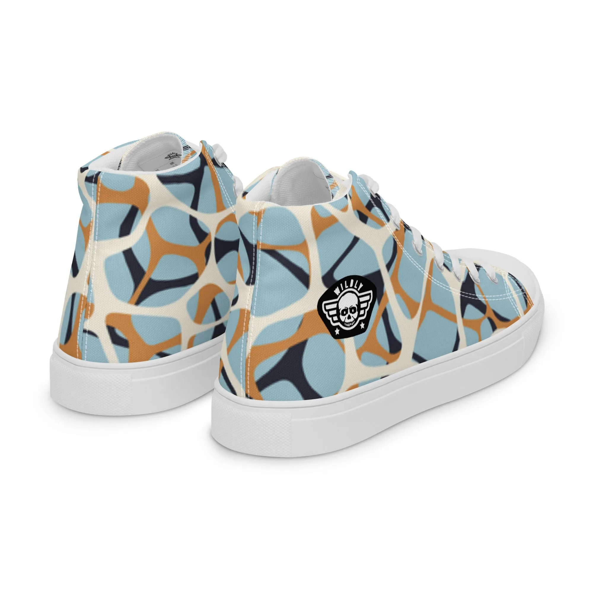 Moda Web Mens high top canvas shoes