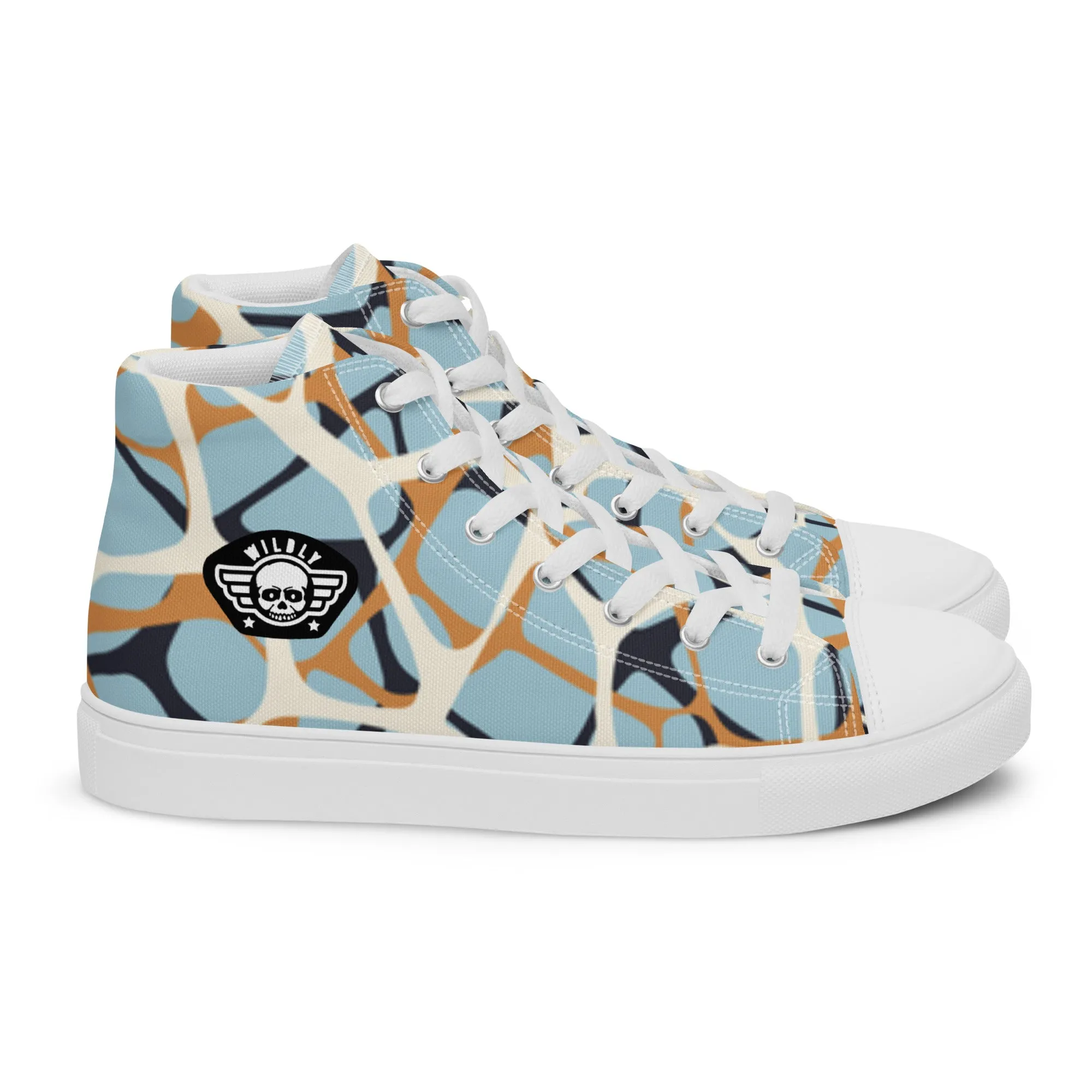 Moda Web Mens high top canvas shoes