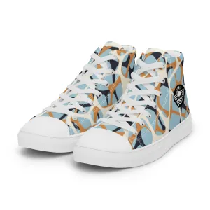 Moda Web Mens high top canvas shoes