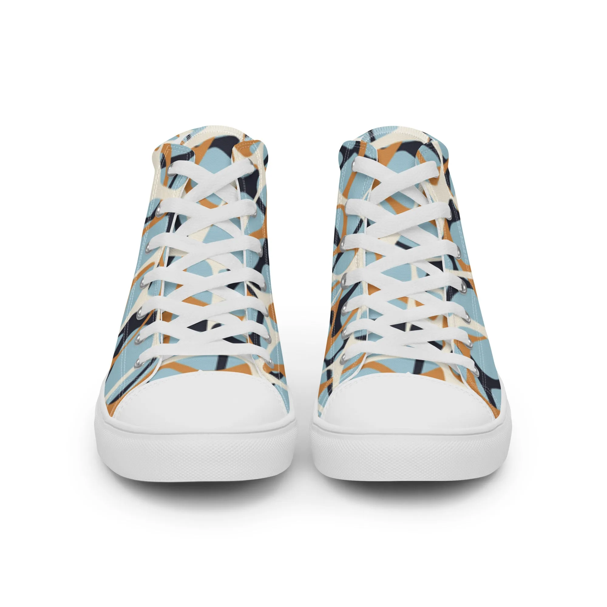 Moda Web Mens high top canvas shoes