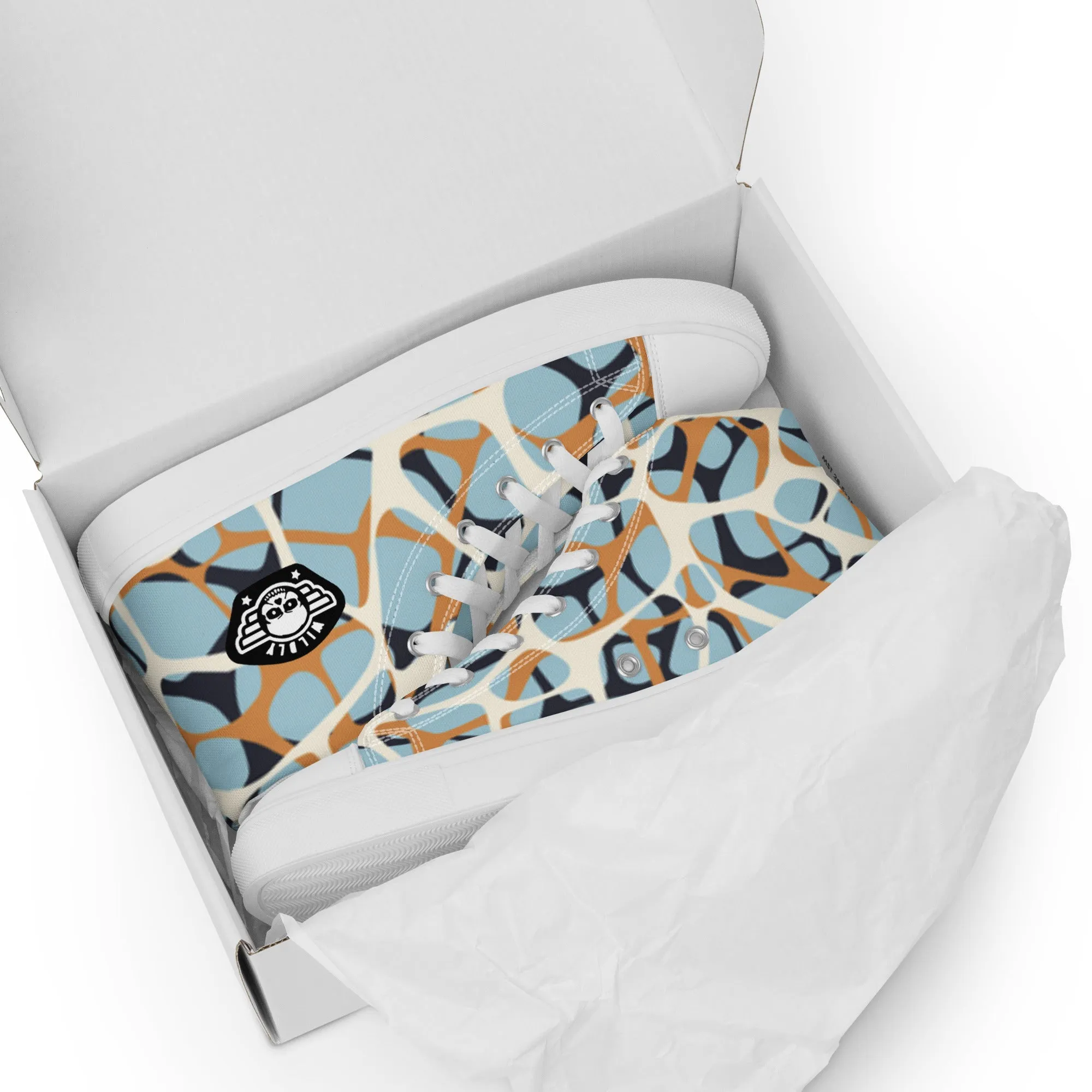 Moda Web Mens high top canvas shoes
