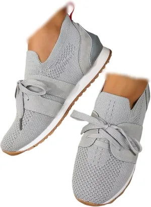Running Shoes For Women Athletic Walking Shoes Slip On Casual Mesh-Comfortable Workout Fashion Sneakers Tennis Shoes