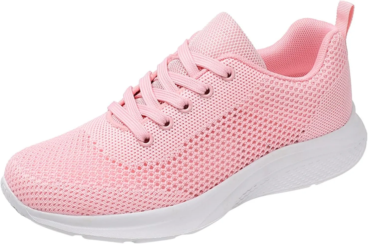 Sneakers for Women Casual Mesh Breathable Lace Up Walking Tennis Shoes Men Athletic Ladies Casual Shoes Black Platform Sneaker Black Tennis Shoe Trainers Shoe