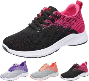 Walking Shoes Women Slip On Walking Shoes Non Slip Running Shoes Breathable Workout Shoes Lightweight Gym Sneakers